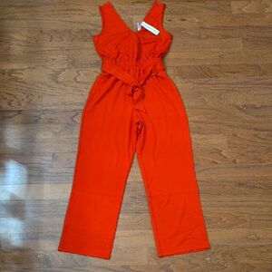 Red Jumpsuit From The Drop Caralynmirand NWT